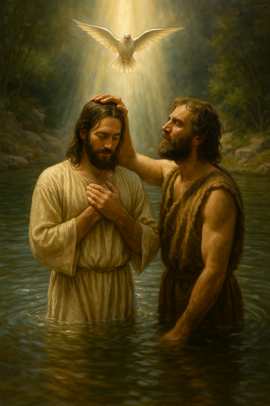 El Bautismo de Jesús en el Río Jordán