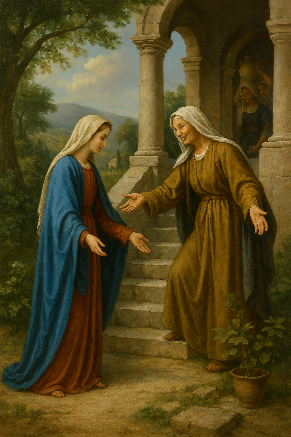 La Visitación de María a Santa Isabel